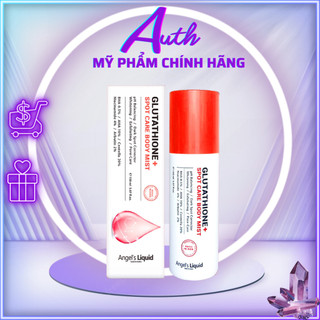 Xịt giảm mụn lưng, dưỡng trắng cơ thể Angel's Liquid Glutathione Plus Centella Calming Body Mist 150ml