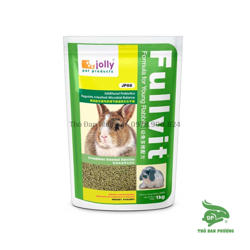 Thức ăn Fullvit cho thỏ dưới 6 tháng - Thỏ Đan Phượng