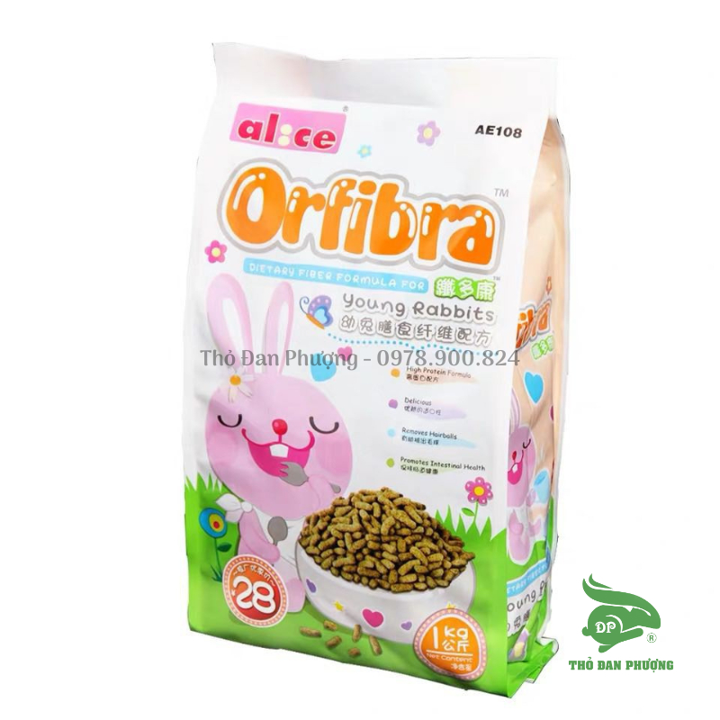 Cỏ nén Orfibra dành cho thỏ con - Thỏ Đan Phượng