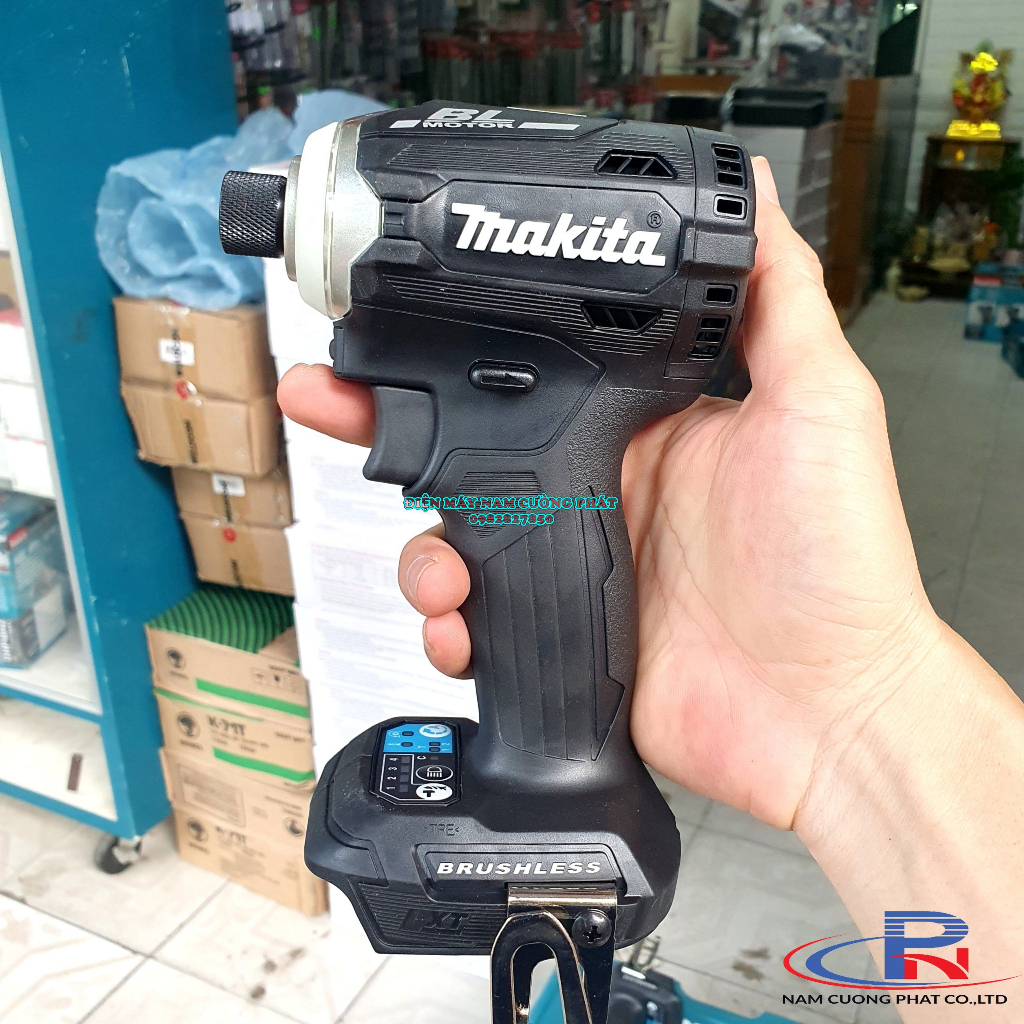 Máy vặn vít dùng pin 18v Makita DTD171Z- Màu đen