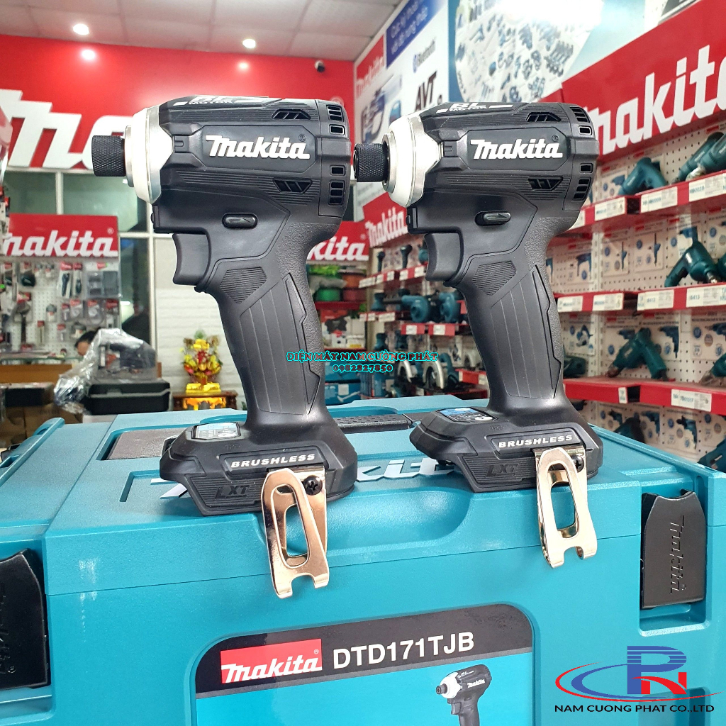 Máy vặn vít dùng pin 18v Makita DTD171Z- Màu đen