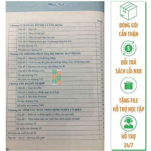 Sách - Bài tập và kiểm tra đánh giá Toán 10