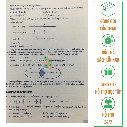 Sách - Bài tập và kiểm tra đánh giá Toán 10