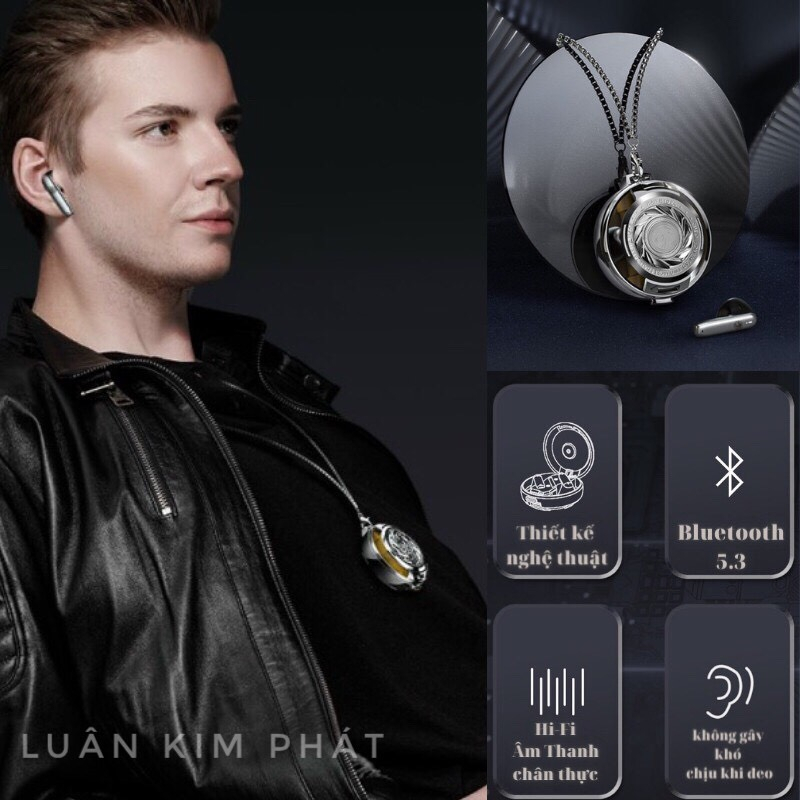 Tai Nghe Bluetooth RECCI W68 Angle-Wing Wireless Bluetooth Earphones