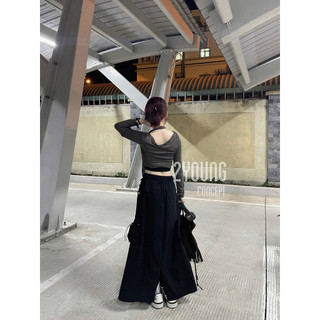 Áo kiểu set đan dây [2YOUNG] A2275 (ảnh thật)