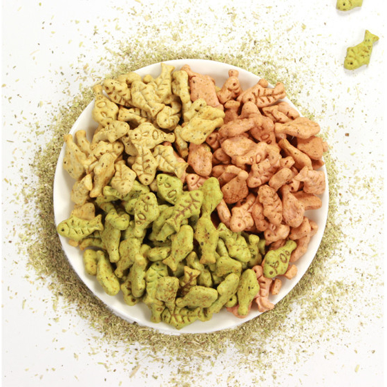 Bánh Cá Biscuits Catnip Giảm Búi Lông Viêm Răng Hôi Miệng Cho Mèo