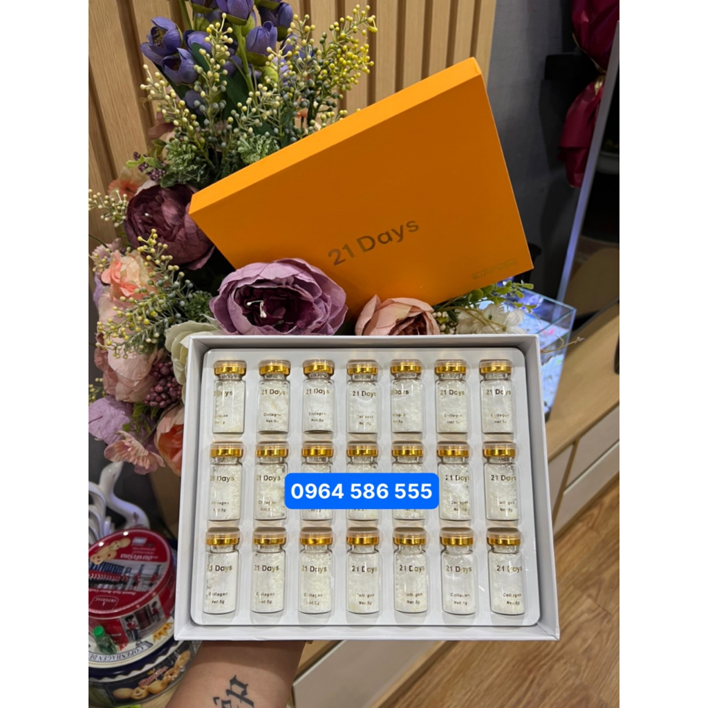 Bột Uống Truyền Trắng 21 Days Bổ Sung Glutathione (21 lọ x 5gr) 21DAYS CHÍNH HÃNG