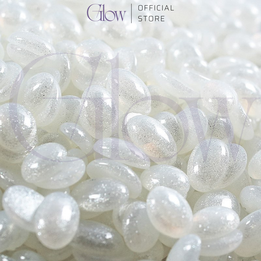 Sáp Wax Lông Ngọc Trai Siêu Bám Lông Dùng Được Cho Da Nhạy Cảm GLOW WAXING Tặng Kèm Que Gỗ Phết Sáp Wax Lông