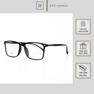 Gọng kính dáng vuông cận loạn thời trang phong cách Zay Eyewear 8087