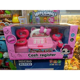 Mô hình máy bán hàng trong siêu thị CASH REGISTER, có nhạc và đèn phát sáng 5587 (có pin đi kèm)