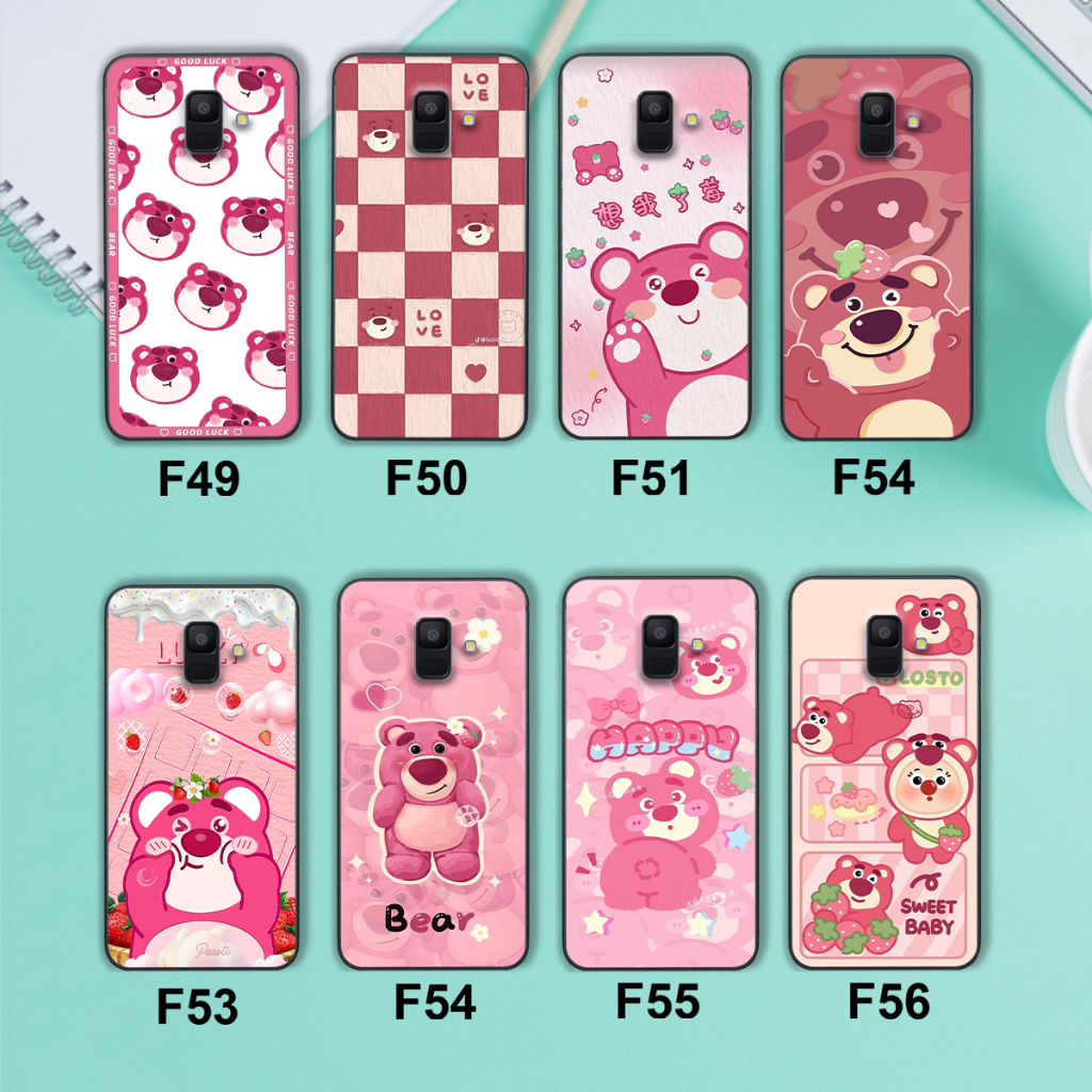 Ốp lưng Samsung A6 2018 / A6 Plus / A6+ gấu dâu Lotso cute giá rẻ mới nhất cực đẹp