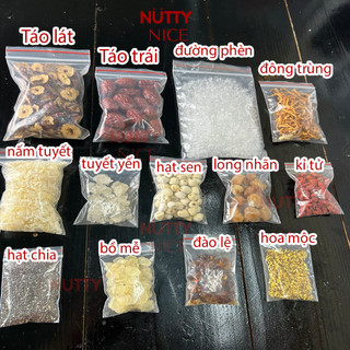(TẶNG 1  SET CHÈ DƯỠNG NHAN 500G) Combo 5 set sâm lục vị Nutty Nice thanh mát giải nhiệt