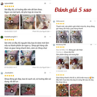 (TẶNG 1  SET CHÈ DƯỠNG NHAN 500G) Combo 5 set sâm lục vị Nutty Nice thanh mát giải nhiệt