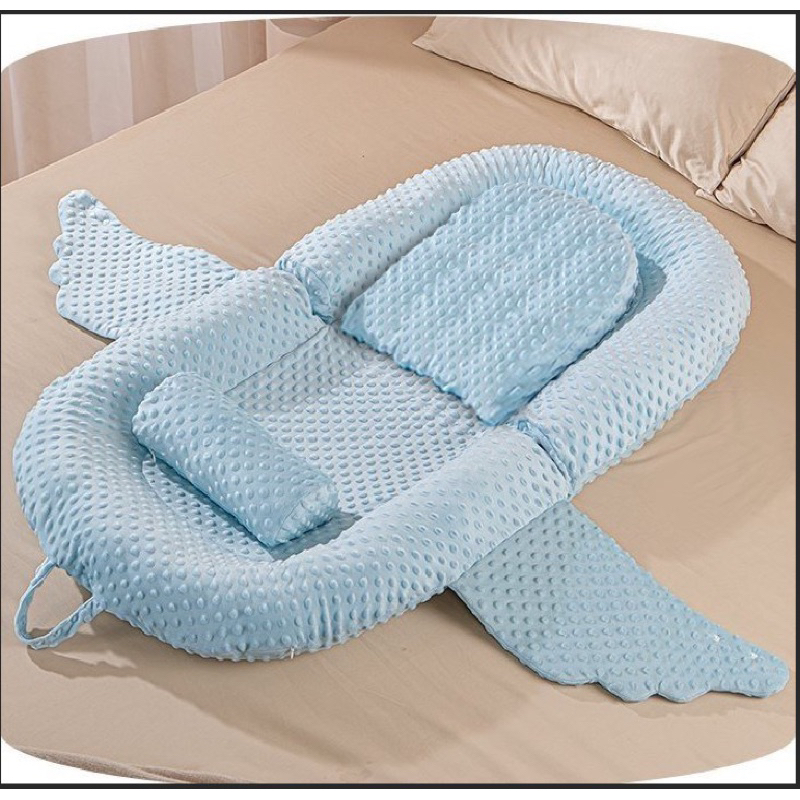 Đệm nhung hạt matxa cao cấp cho bé 0-36 tháng tuổi