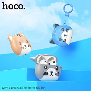 Tai nghe Bluetooth TWS Hoco Ew46 case cat cute (có Pop-up)
