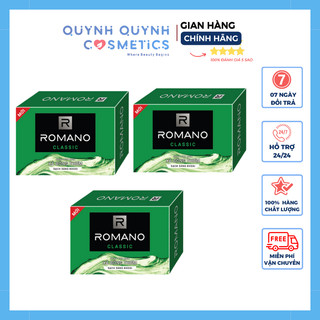 Combo 3 xà bông cục romano classic 90g