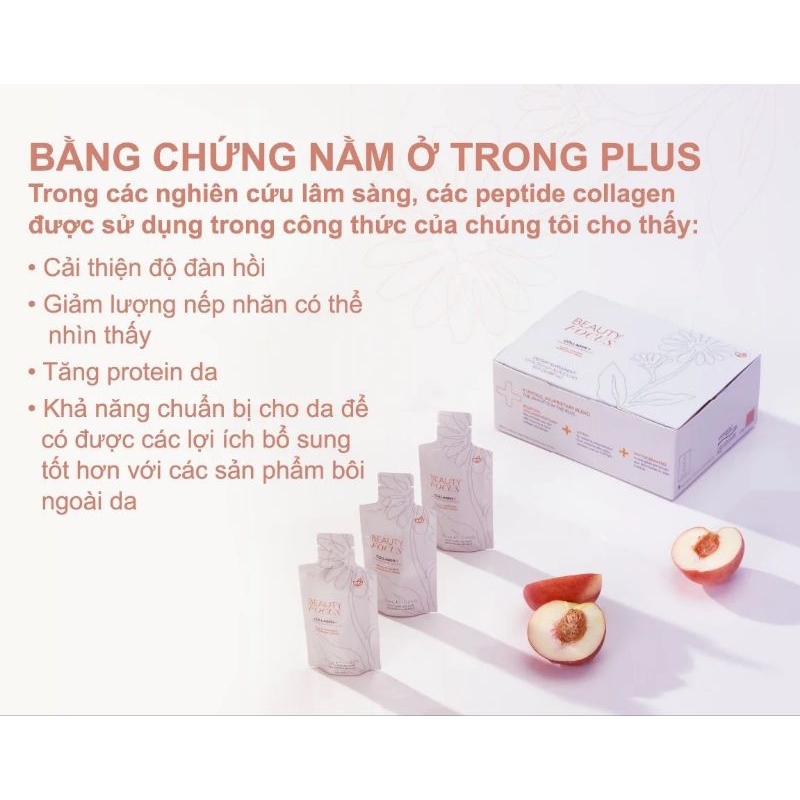 Nuskin Collagen+ Beauty Focus Dạng nước 1 hộp 30 gói.