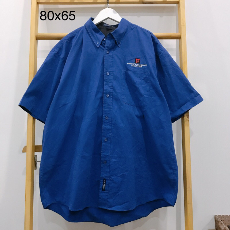 Sơ mi chicano jeans kaki 2hand Mỹ dáng oversize (kích thước trong ảnh)