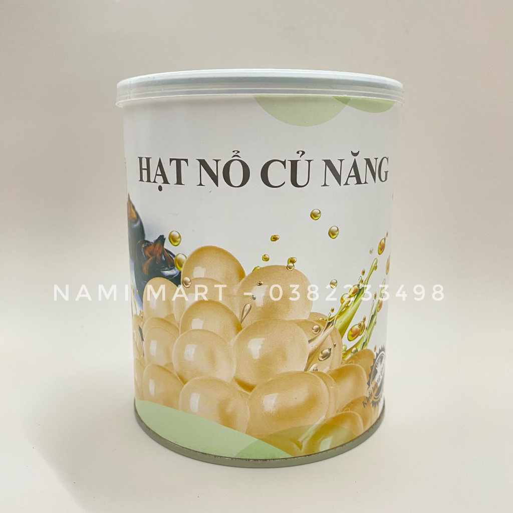 Thạch nổ củ năng/ Hạt nổ củ năng hộp 900g làm topping trong pha chế