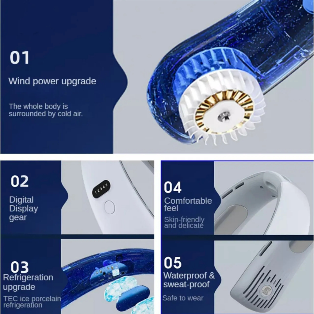 Quạt đeo cổ siêu mát COOK NECK FAN