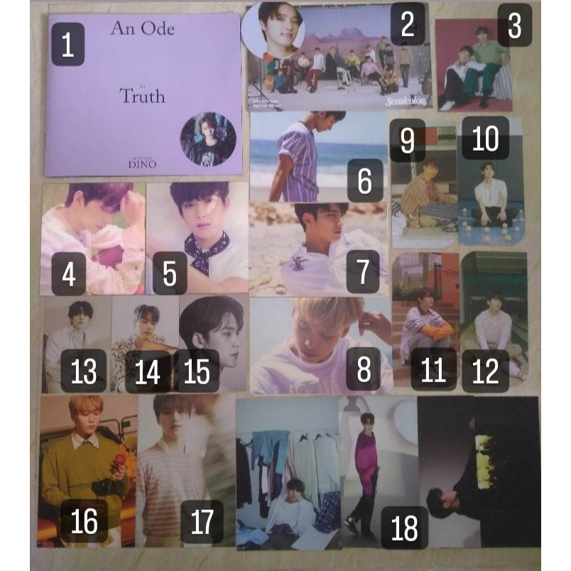 SEVENTEEN postcard mini card hàng official chính hãng