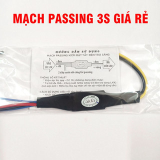 Mạch pasing 3s cho 2 đèn trợ sáng