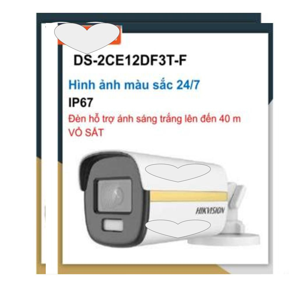 Camera HDTVI 2.0 Megapixel HIKVISION DS-2CE12DF3T-F