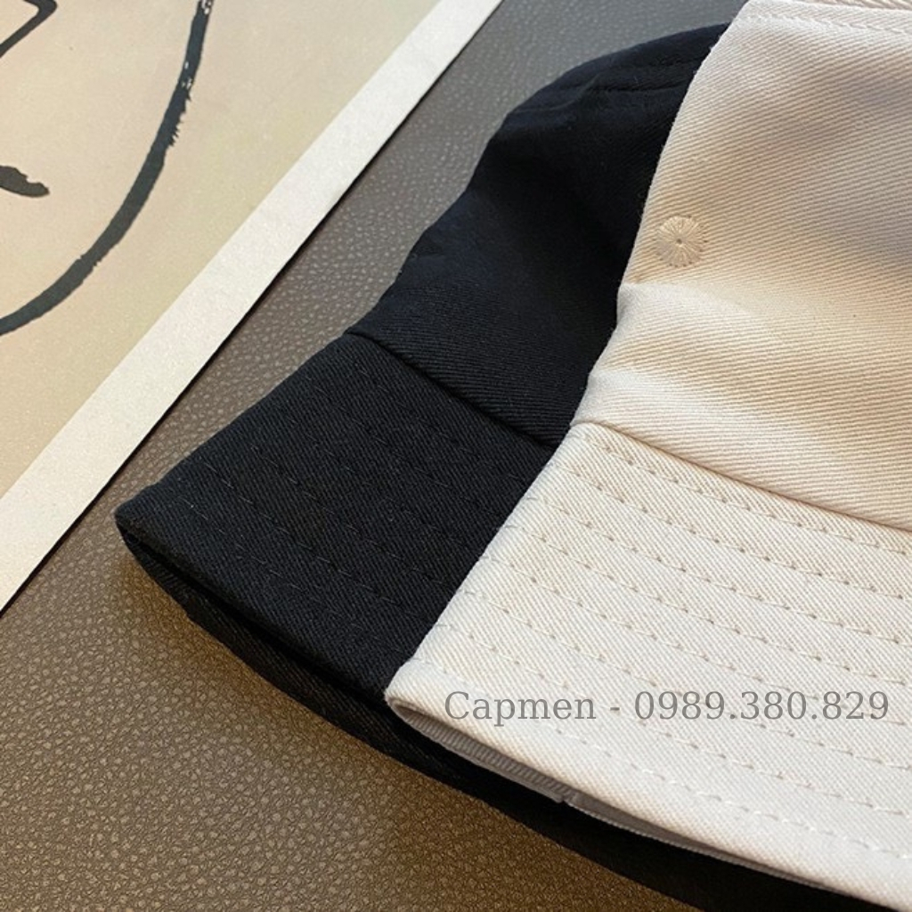 Mũ bucket trơn CAPMEN chất vải kaki dày dặn hàng Quảng Châu cao cấp