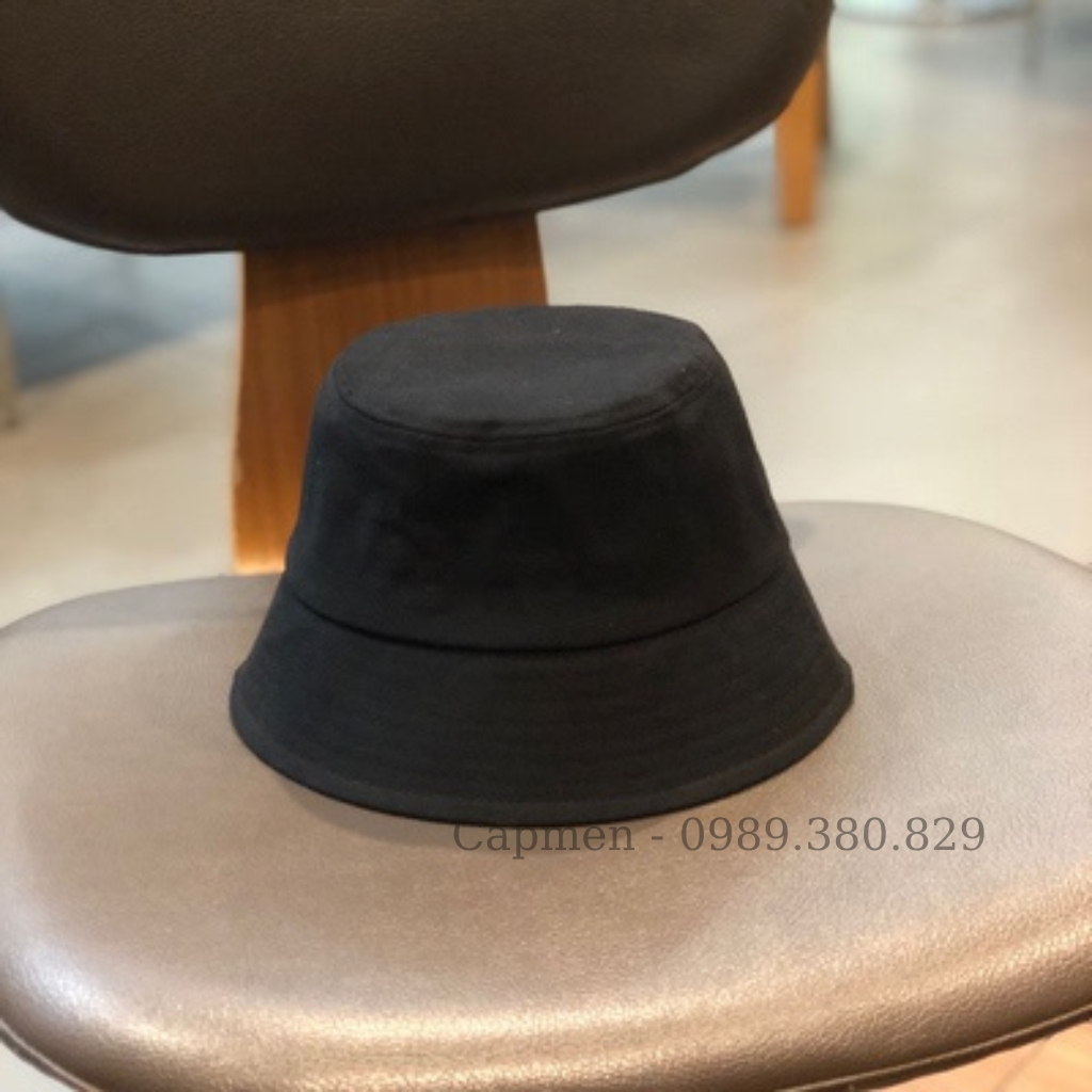 Mũ bucket trơn CAPMEN chất vải kaki dày dặn hàng Quảng Châu cao cấp