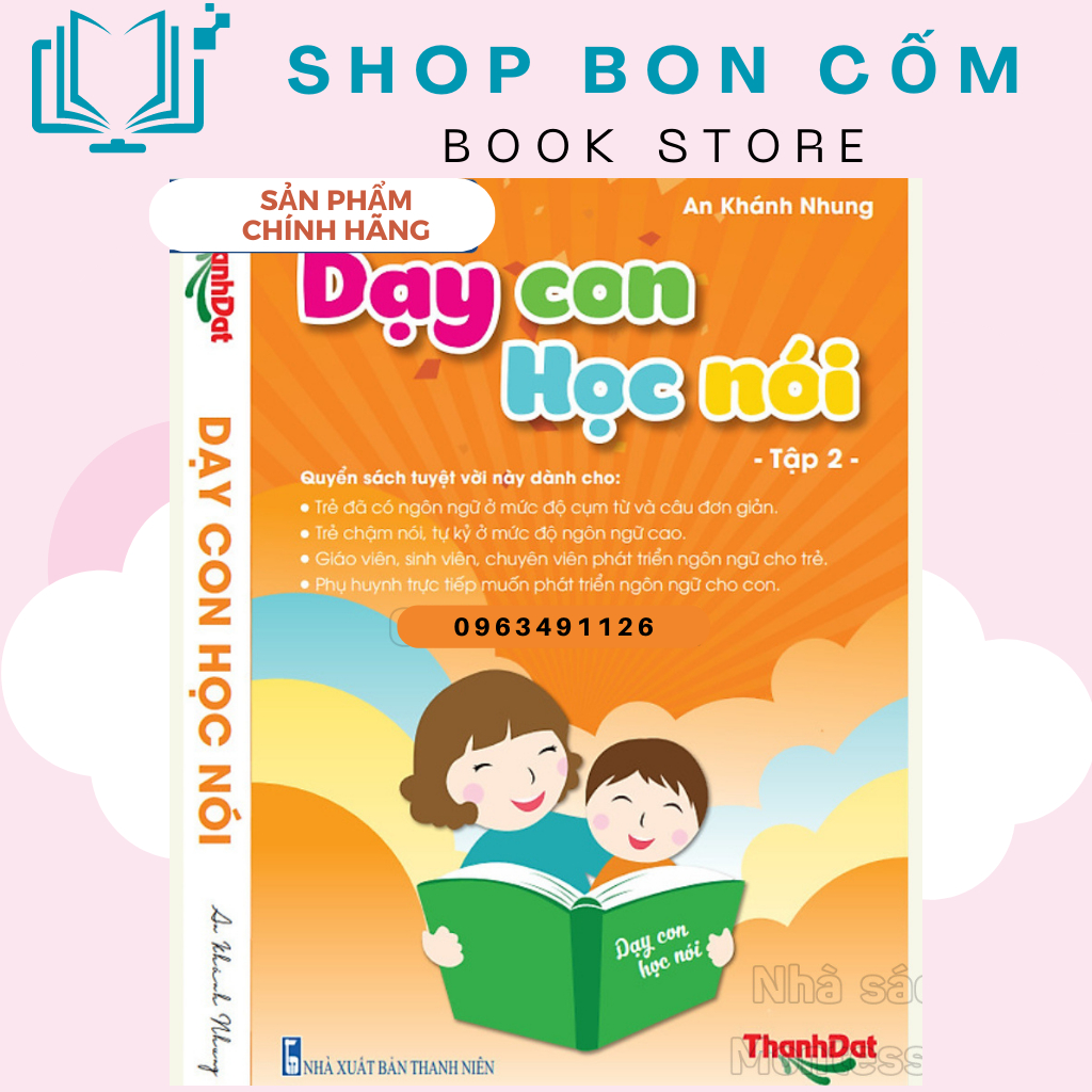 Combo Dạy Con Học Nói Tập 1 + 2