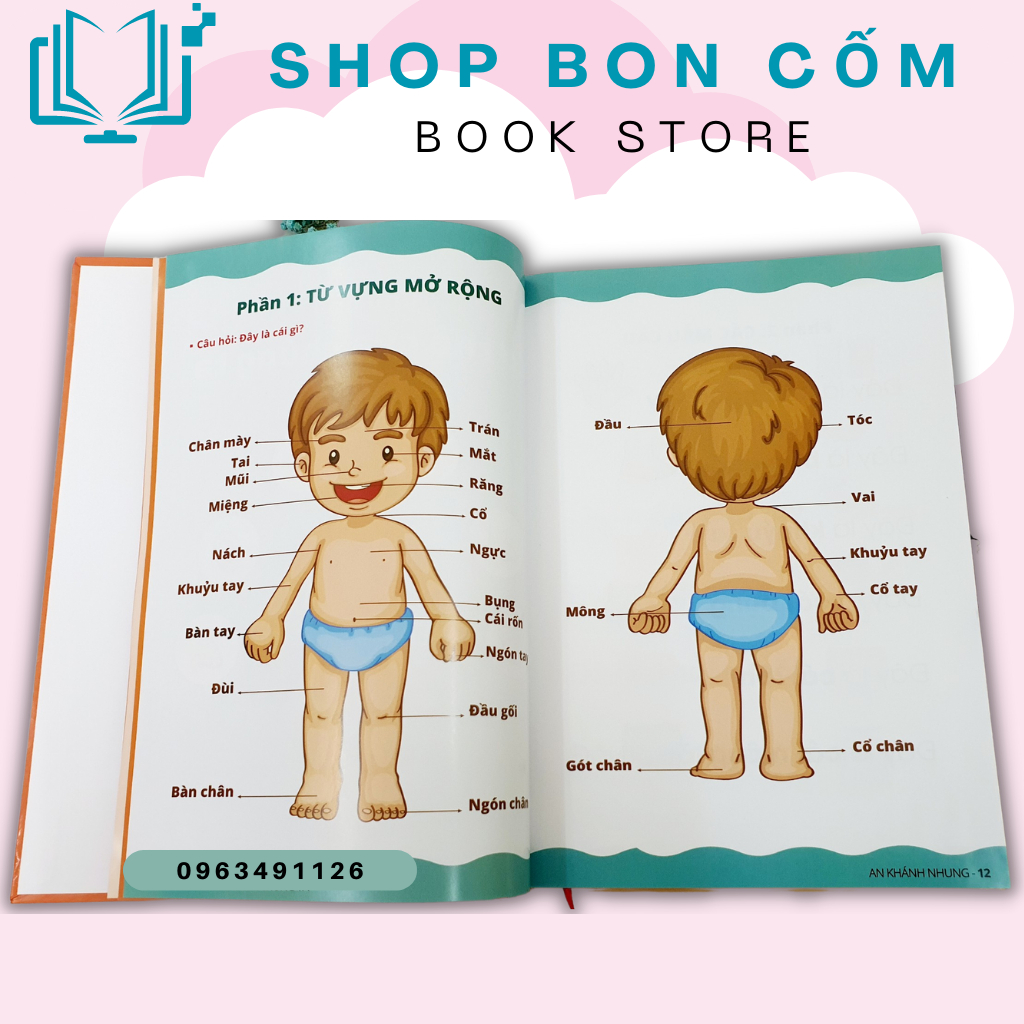 Combo Dạy Con Học Nói Tập 1 + 2