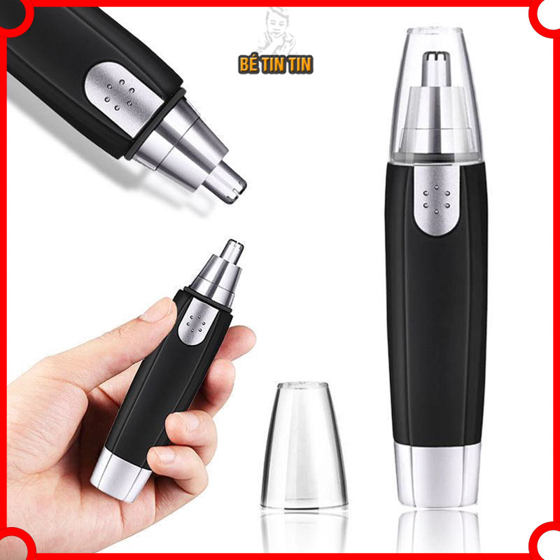 Máy cắt tỉa lông mũi, tai, nách, vùng kín, chân mày, râu, ria mép mini cầm tay đa năng (Không bao gồm pin)