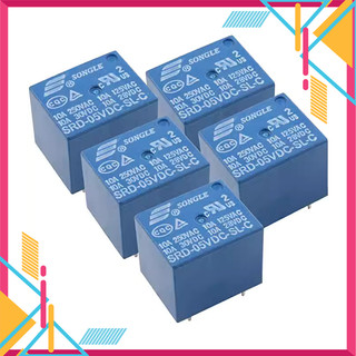 Rơ le, relay 5v/12v/24v 10a 5 chân srd