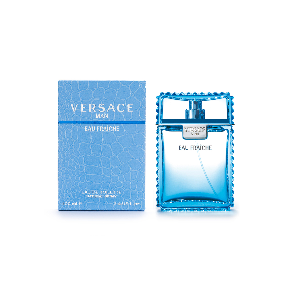 VERSACE Man Eau Fraiche EDT 100ml nước hoa nam nổi bật nốt hương Lá xô thơm - Gỗ sung dâu - Quả khế - Chanh vàng