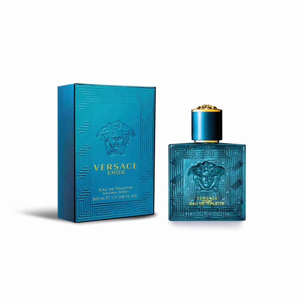 VERSACE Eros EDT 50ml/ 100ml nước hoa nam nổi bật các nốt hương Bạc hà - Chanh vàng - Vani - Táo xanh