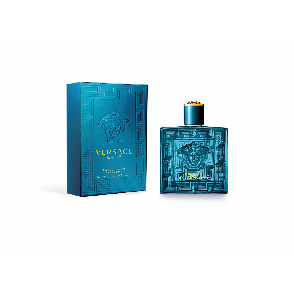 VERSACE Eros EDT 50ml/ 100ml nước hoa nam nổi bật các nốt hương Bạc hà - Chanh vàng - Vani - Táo xanh