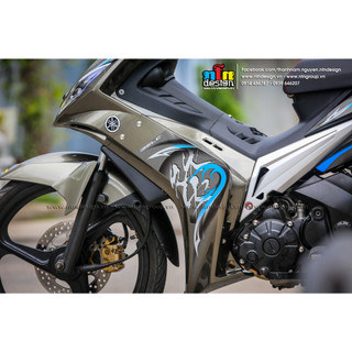 Tem Exciter 2008 - 2010 mẫu Jupiter Mx 2023 (Xám)