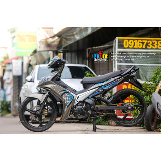 Tem Exciter 2008 - 2010 mẫu Jupiter Mx 2023 (Xám)
