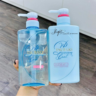Dầu gội xả Tsubaki 450ml xanh dương sạch gàu mát lạnh TSUBAKI PREMIUM COOL