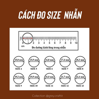 Nhẫn Đá Mã Não Đen Handmade & Thủ Công