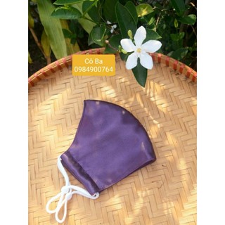 Khẩu trang vải phi lụa
