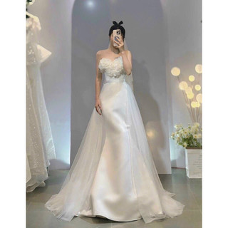 SIZE>65KG ĐẦM DẠ HỘI ĐUÔI CÁ KÈM TÙNG LƯỚI