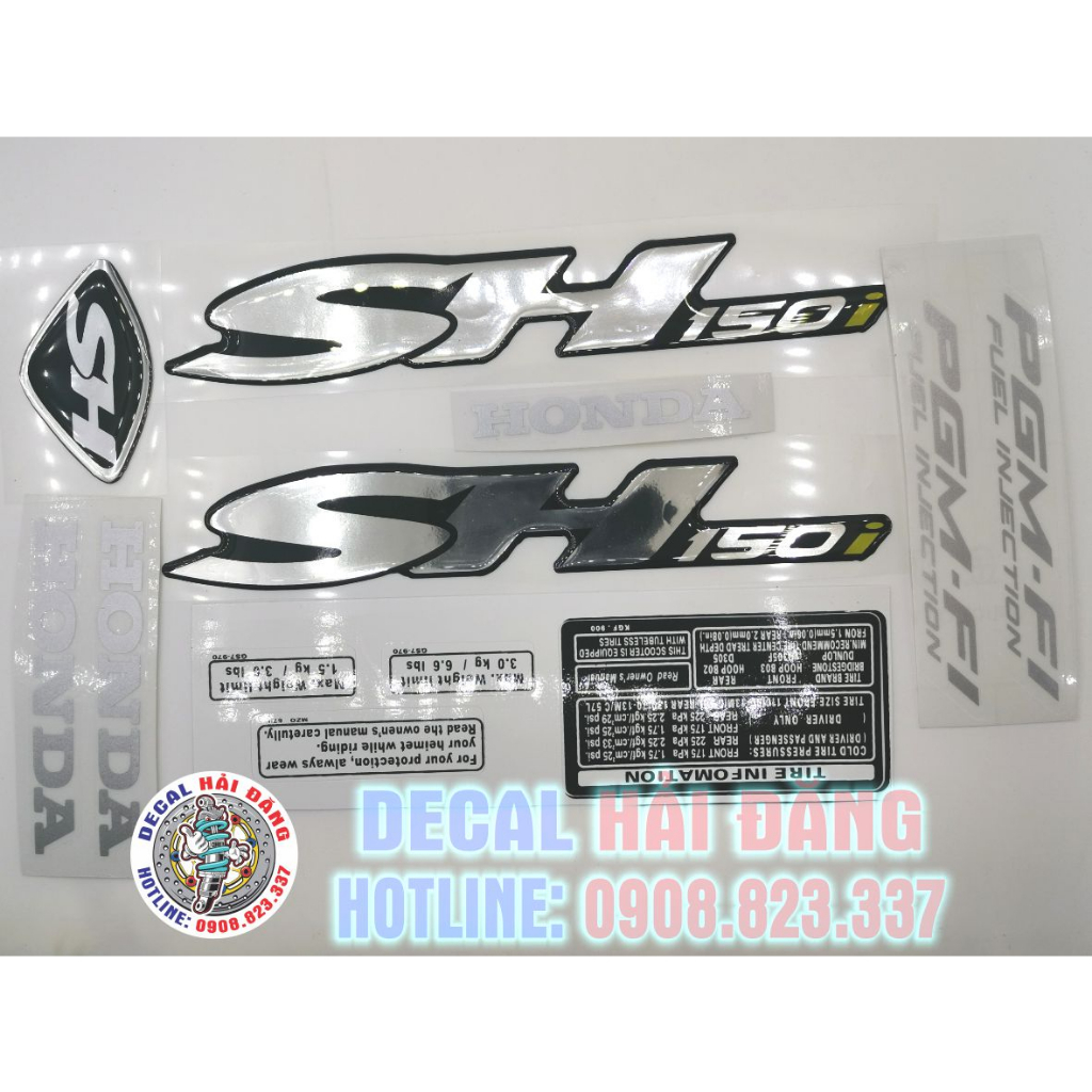 Tem SH 150i zin nổi