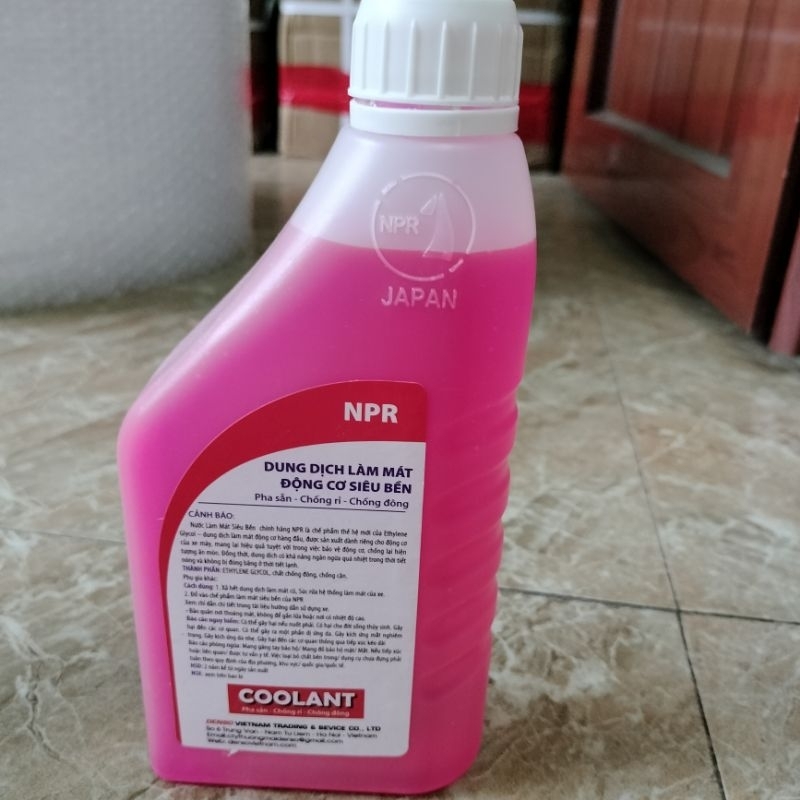 Dung dịch Nước làm mát động cơ xe máy
