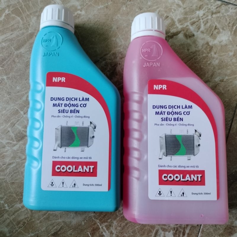 Dung dịch Nước làm mát động cơ xe máy