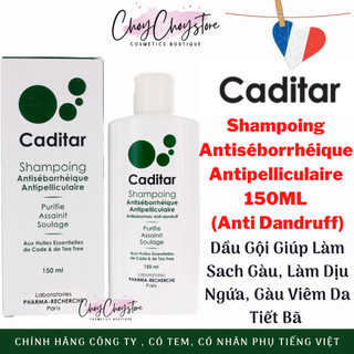  Dầu Gội Giúp Sach Gàu Caditar Shampoing Antiseborrheique  Anti Dandruff  150ML  Hàng Nhập Khẩu  