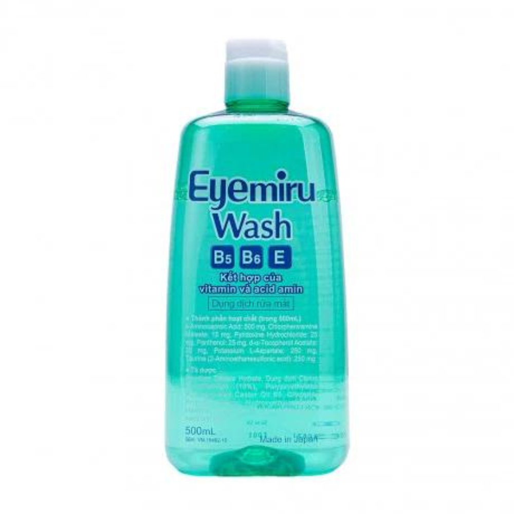 Dung dịch rửa mắt Eyemiru Wash Made In Japan- chai 500ml