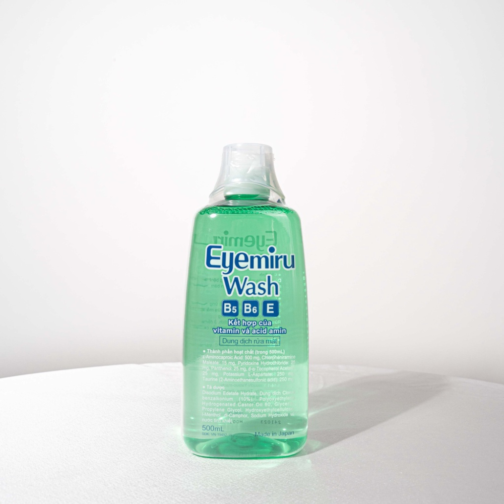 Dung dịch rửa mắt Eyemiru Wash Made In Japan- chai 500ml