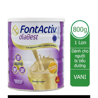 Sữa fontactiv diabest 800g – giải pháp dinh dưỡng cho người đái tháo đường