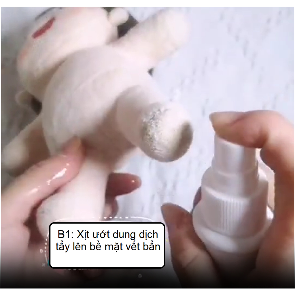 Xịt rửa doll bông - Xịt tẩy trang doll bông dạng 100ml